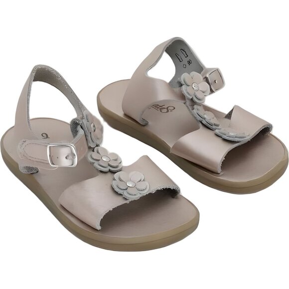 Footmates Girls ECO-JASMINE Rose Gold Toddler Sandals Size 9 - Picture 4 of 6